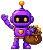 DealDrop GG robot mascot waving